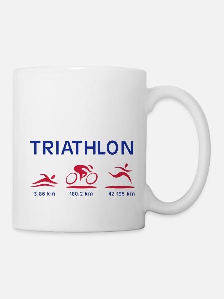 Triathlon - Tasse - Weiß