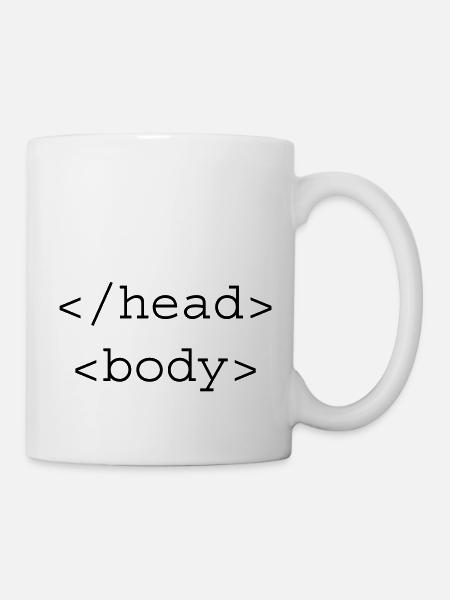 HTML Girl - Tasse - Weiß