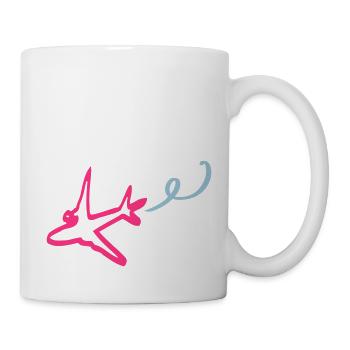 aviation_airplane - Tasse - Weiß - Rechts