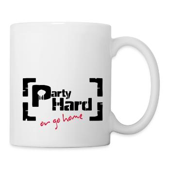 partie dure - Mug blanc - blanc - Droite