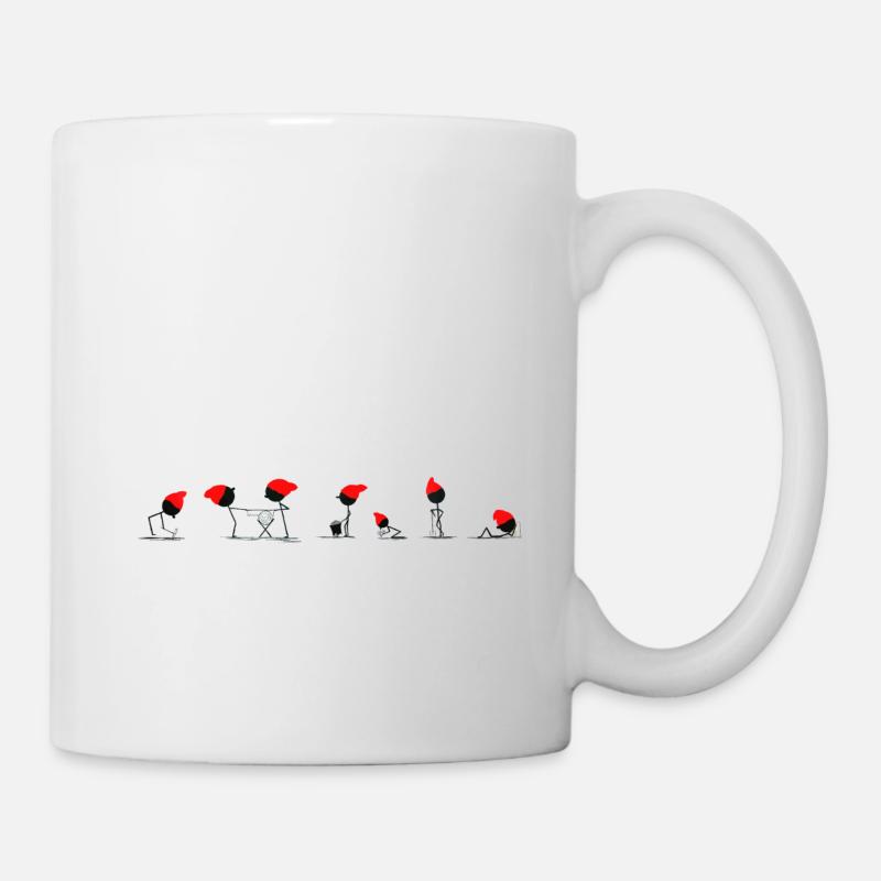 7 Zwerge - Tasse - Weiß