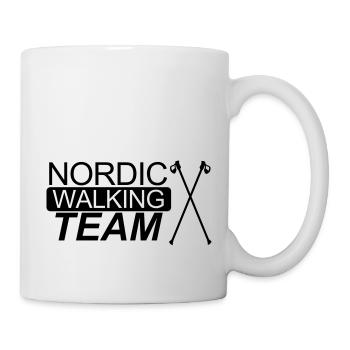 NORDIC WALKING, WALKING, NORDIC, STICKS - Mug - white - Right