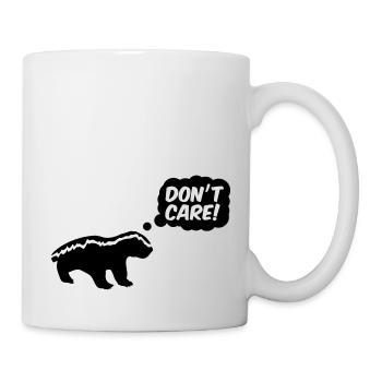 honey_badger_dont_care_2 - Mug - white - Right