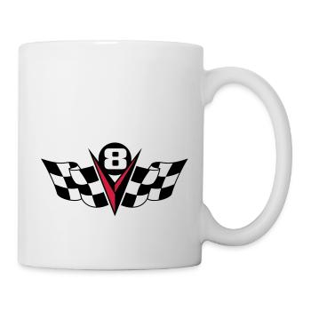 V8 Power 2c - Tasse - Weiß - Rechts