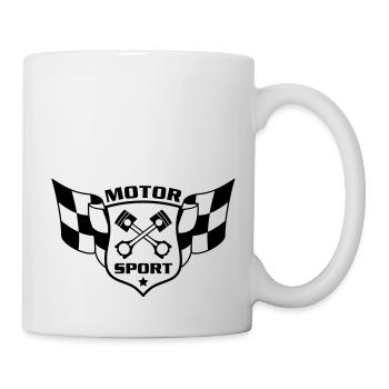 Motor Sport 1c - Tasse - Weiß - Rechts