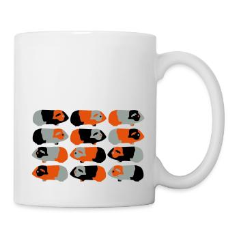 guinea pigs v - Mug blanc - blanc - Droite