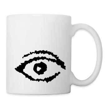 Auge abstract - Tasse - Weiß - Rechts