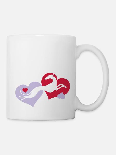 Lévrier Valentin - Mug blanc - blanc