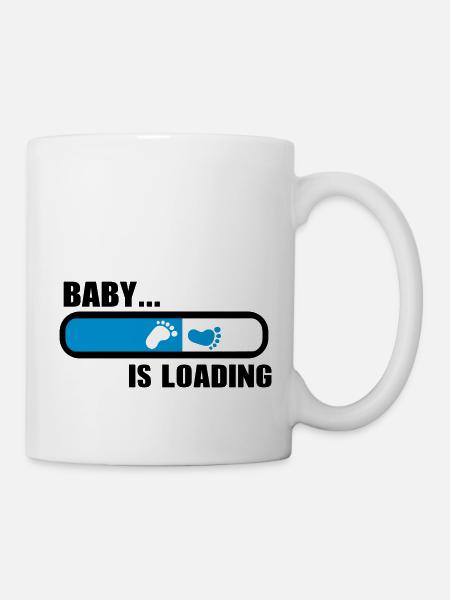 Baby loading - Tasse - Weiß