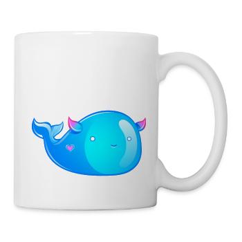 Golima la baleine volante - Mug blanc - blanc - Droite