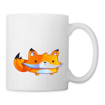 Youpie le renard - Mug blanc - blanc - Droite