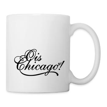 Ois Chicago! - Tasse - Weiß - Rechts