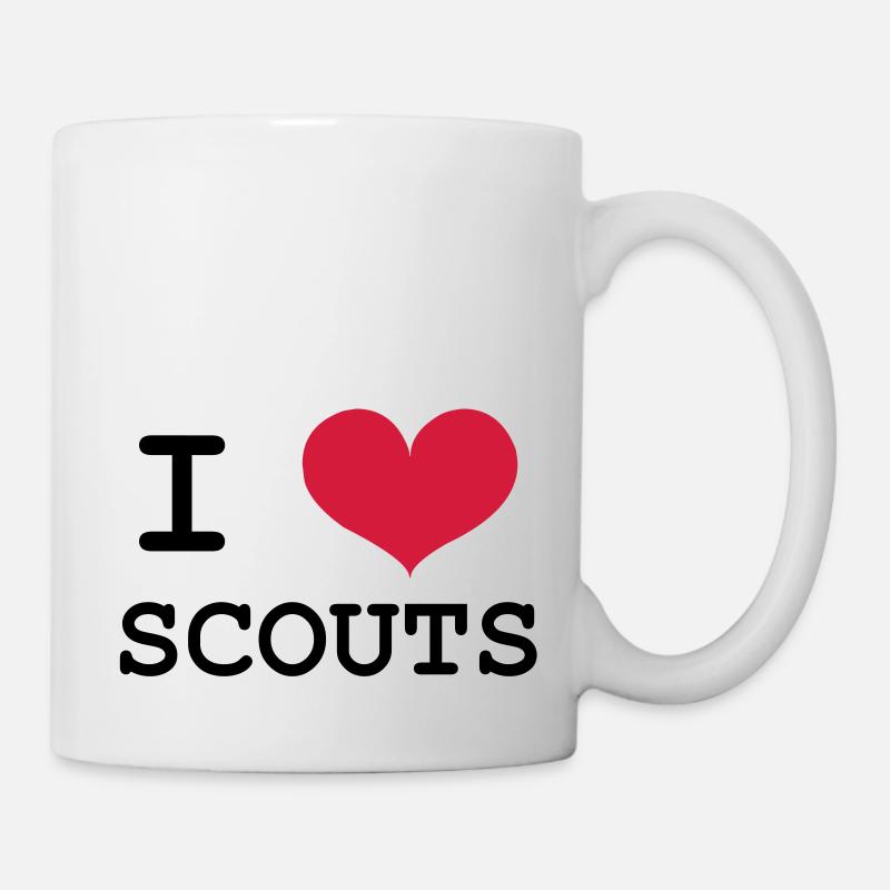 I Love Scouts - Tasse - Weiß