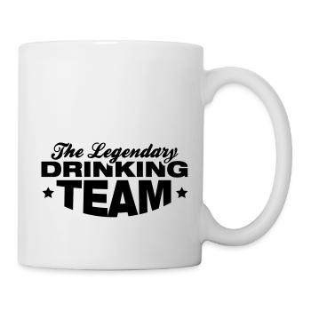 legendary_drinking_team_tt1 - Tasse - Weiß - Rechts