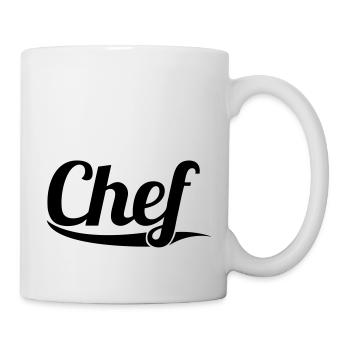 Chef - Tasse - Weiß - Rechts