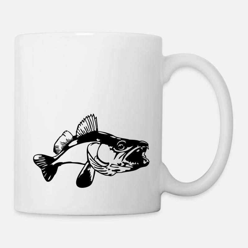 Zander mouth - Mug - white
