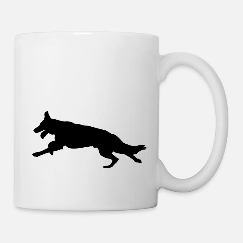 Hund , Schäferhund - Tasse - Weiß