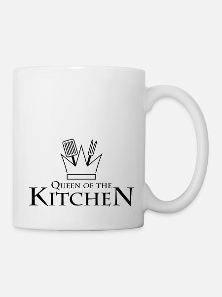 Queen Of The Kitchen - Tasse - Weiß