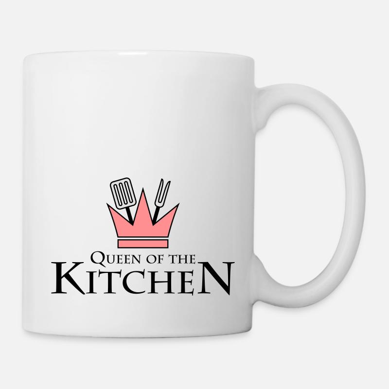 Queen Of The Kitchen - Tasse - Weiß