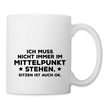 Center of the navel of the world godlike VIP Important! - Mug - white - Right
