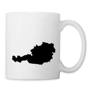 Austria Map - Mug - white - Right