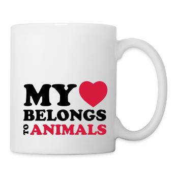 MHBT ANIMALS - Mug blanc - blanc - Droite