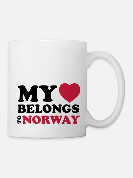MHBT NORWAY - Tasse - Weiß
