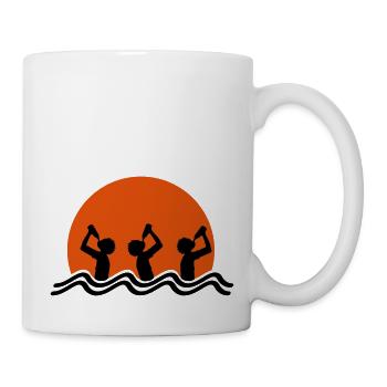Beach Drinking Team - Mug blanc - blanc - Droite