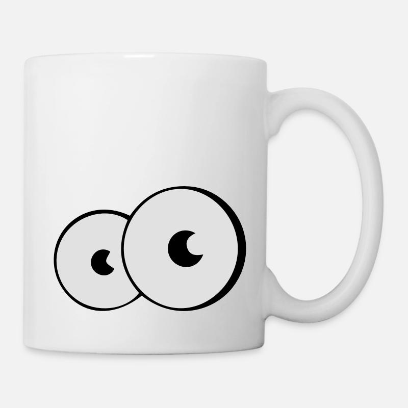 Augen - Tasse - Weiß