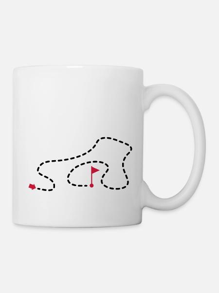 route_1f2 - Mug blanc - blanc