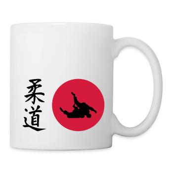 Judo - Tasse - Weiß - Rechts