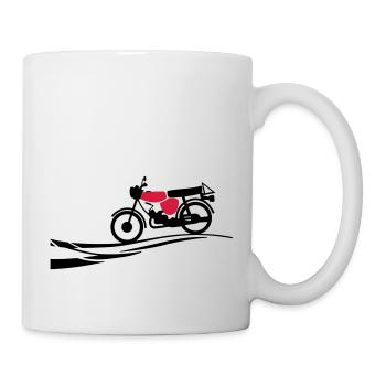 Fahrzeug - Simson S51 - Tasse - Weiß - Rechts