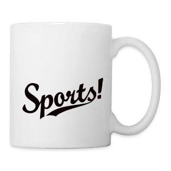 Sport - Tasse - Weiß - Rechts