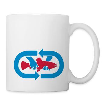 Catch & Release - Logo - Tasse - Weiß - Rechts