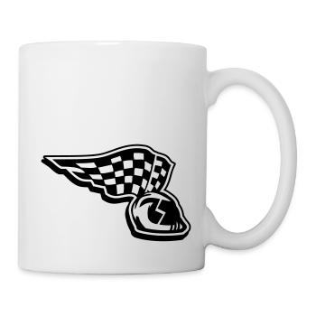 racing_helmet_gb1 - Mug - white - Right