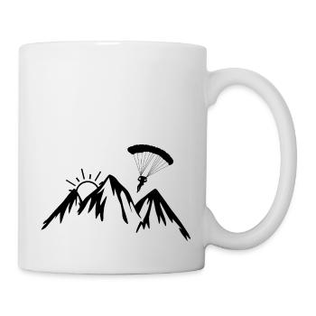 Paragliding Extremsport Paraglider - Tasse - Weiß - Rechts