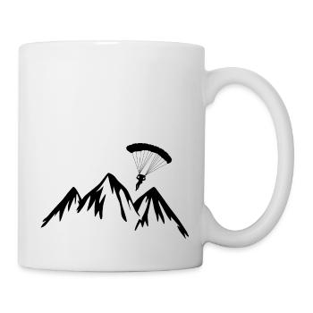 Paragliding Extremsport Paraglider - Tasse - Weiß - Rechts