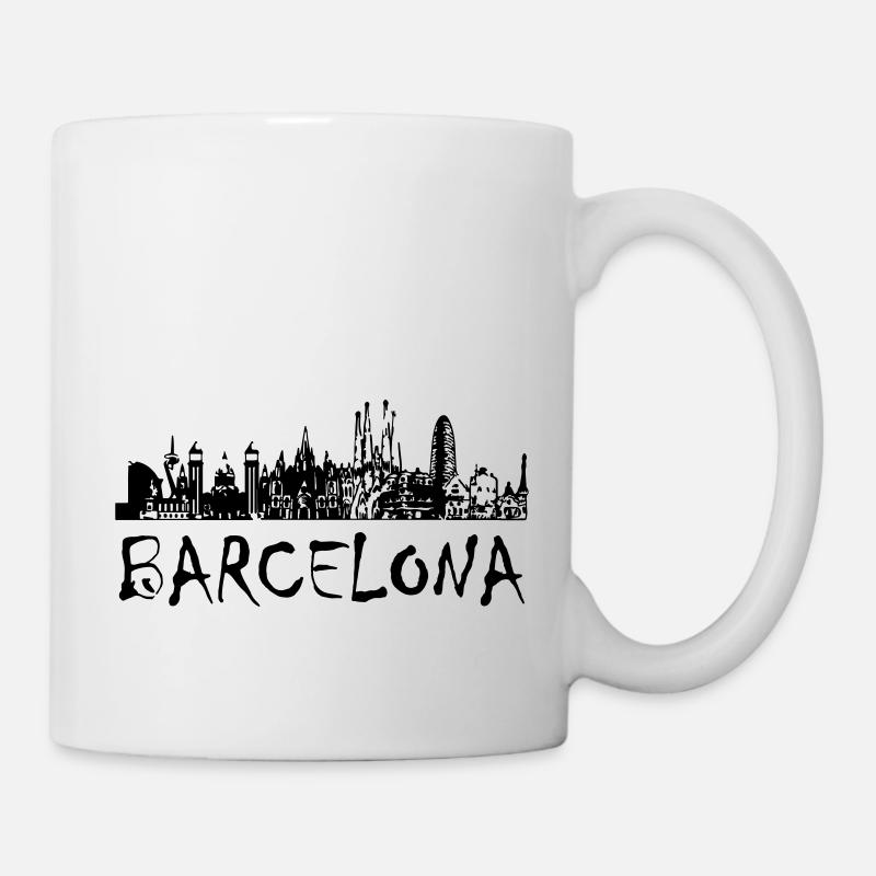 Barcelona - Mug blanc - blanc
