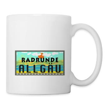 Radrunde Allgäu - Tasse - Weiß - Rechts