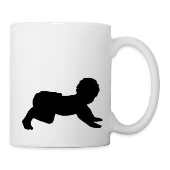 Crawling Baby - Mug - white - Right
