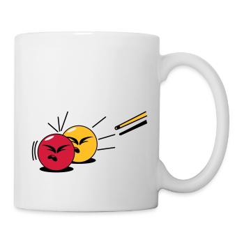 billard - Tasse - Weiß - Rechts