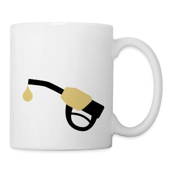 Zapfhahn - Tasse - Weiß - Rechts