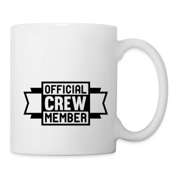official_crew_member_f1 - Mug blanc - blanc - Droite