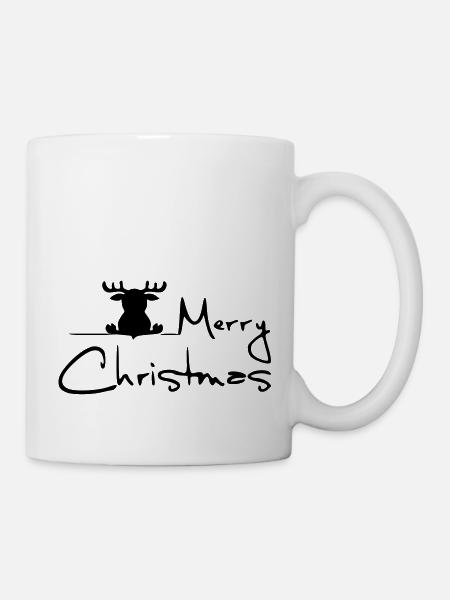 Weihnachten - Tasse - Weiß
