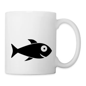 Cool Fish - Tasse - Weiß - Rechts