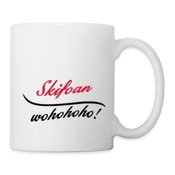 skifoan - skifahren - Tasse - Weiß - Rechts