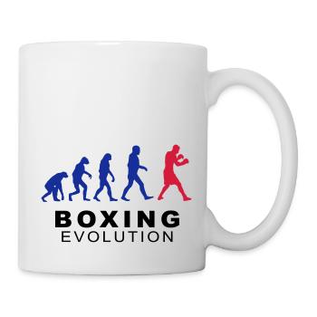 Boxing evolution - Mug blanc - blanc - Droite