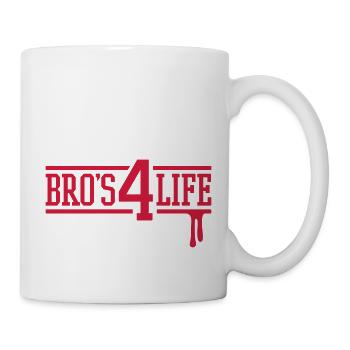 bros_4_life_f1 - Mug blanc - blanc - Droite