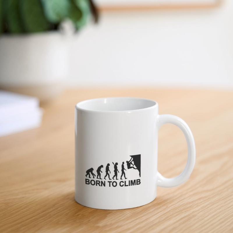 Évolution Escalade Mug blanc