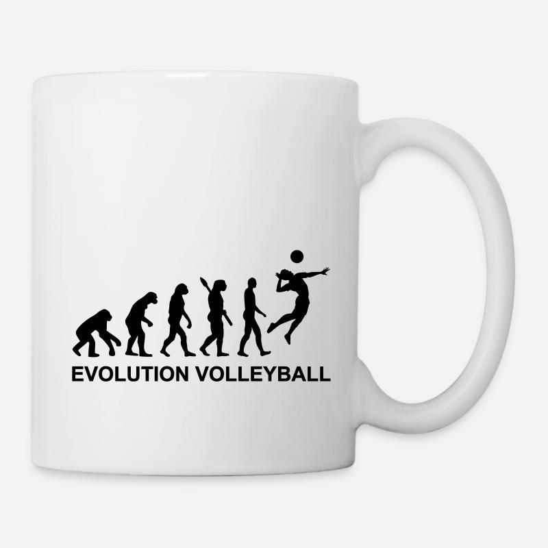 Volleyball - Tasse - Weiß
